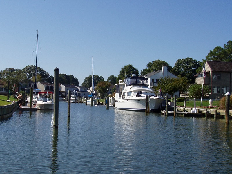 Salt Pond Canal in Hampton, Virginia